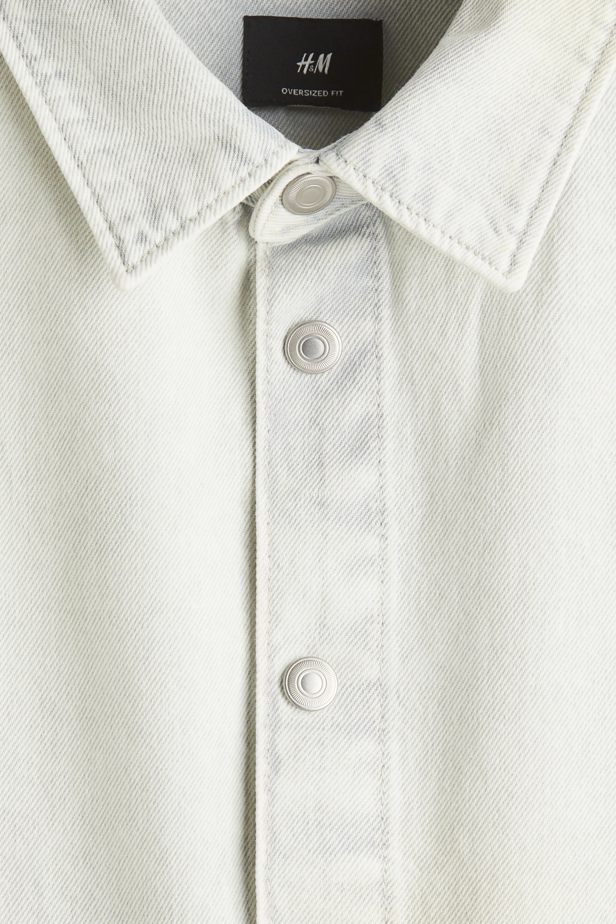 Chemise Oversized Fit en denim - Bleu denim pâle