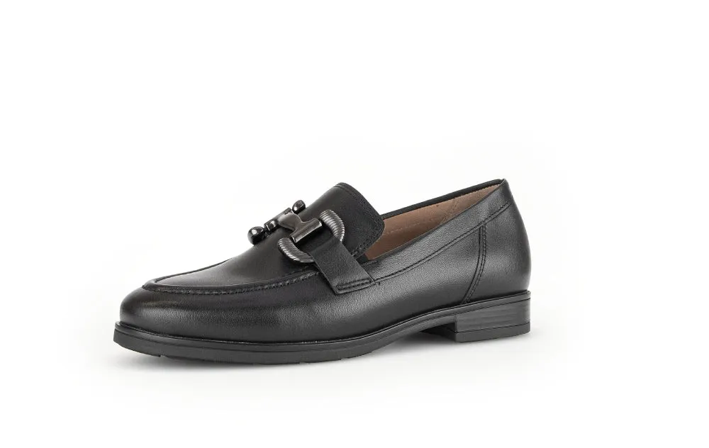Mocassins Gabor 72.422.37 Noirs - Lacets Grande Pointure Femme