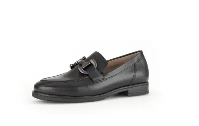 Mocassins Gabor 72.422.37 Noirs - Lacets Grande Pointure Femme — photo 1