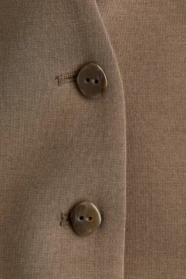 Blazer en jersey - Marron — photo 3