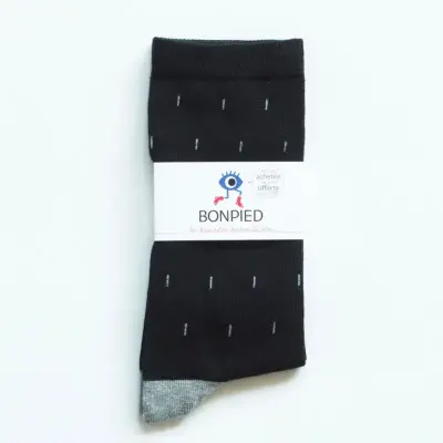 Chaussettes Léon Noir — photo 3