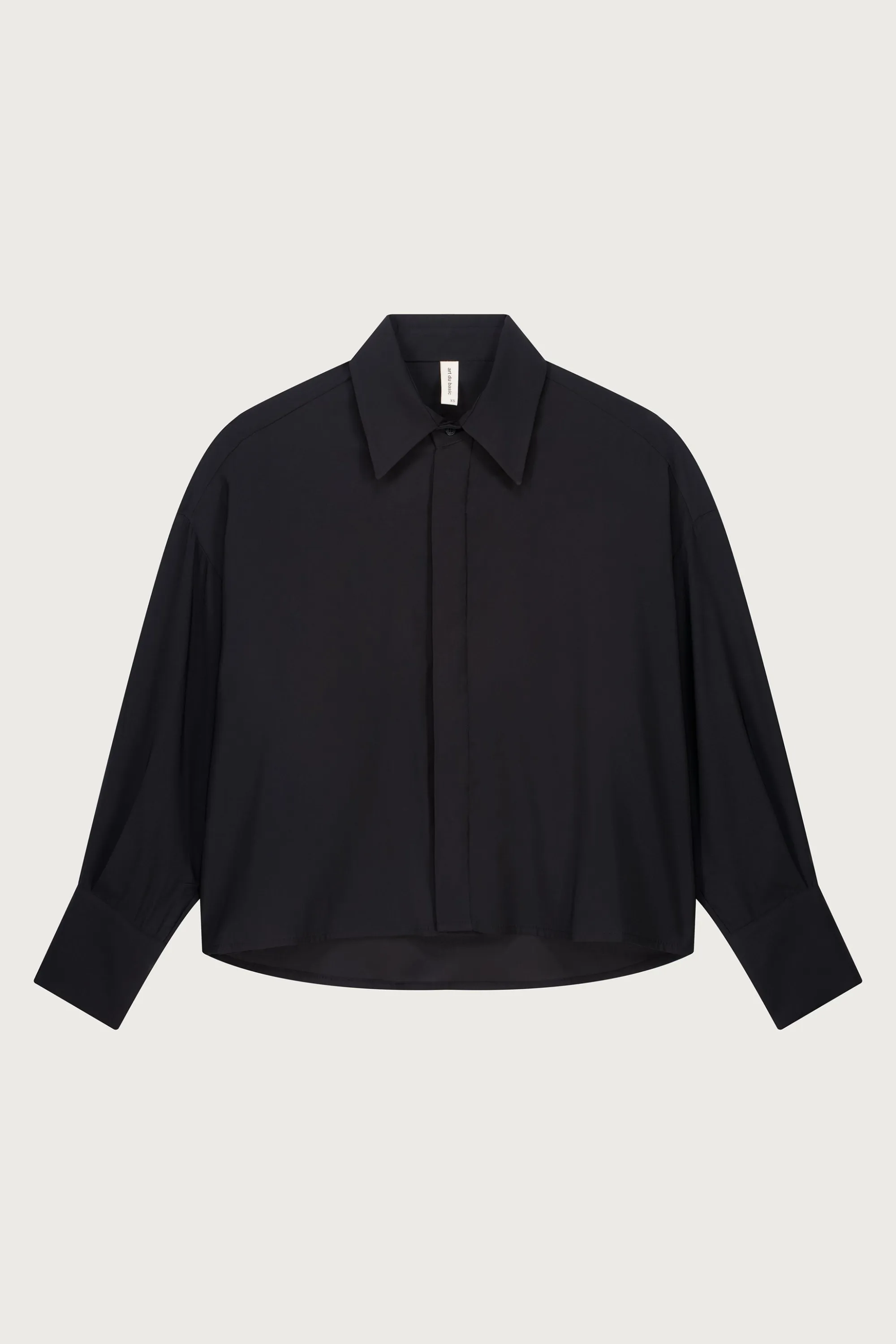CHEMISE CROPPED ENVERS SATIN