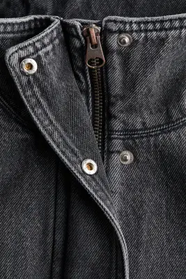 Veste oversize en denim - Gris denim — photo 4