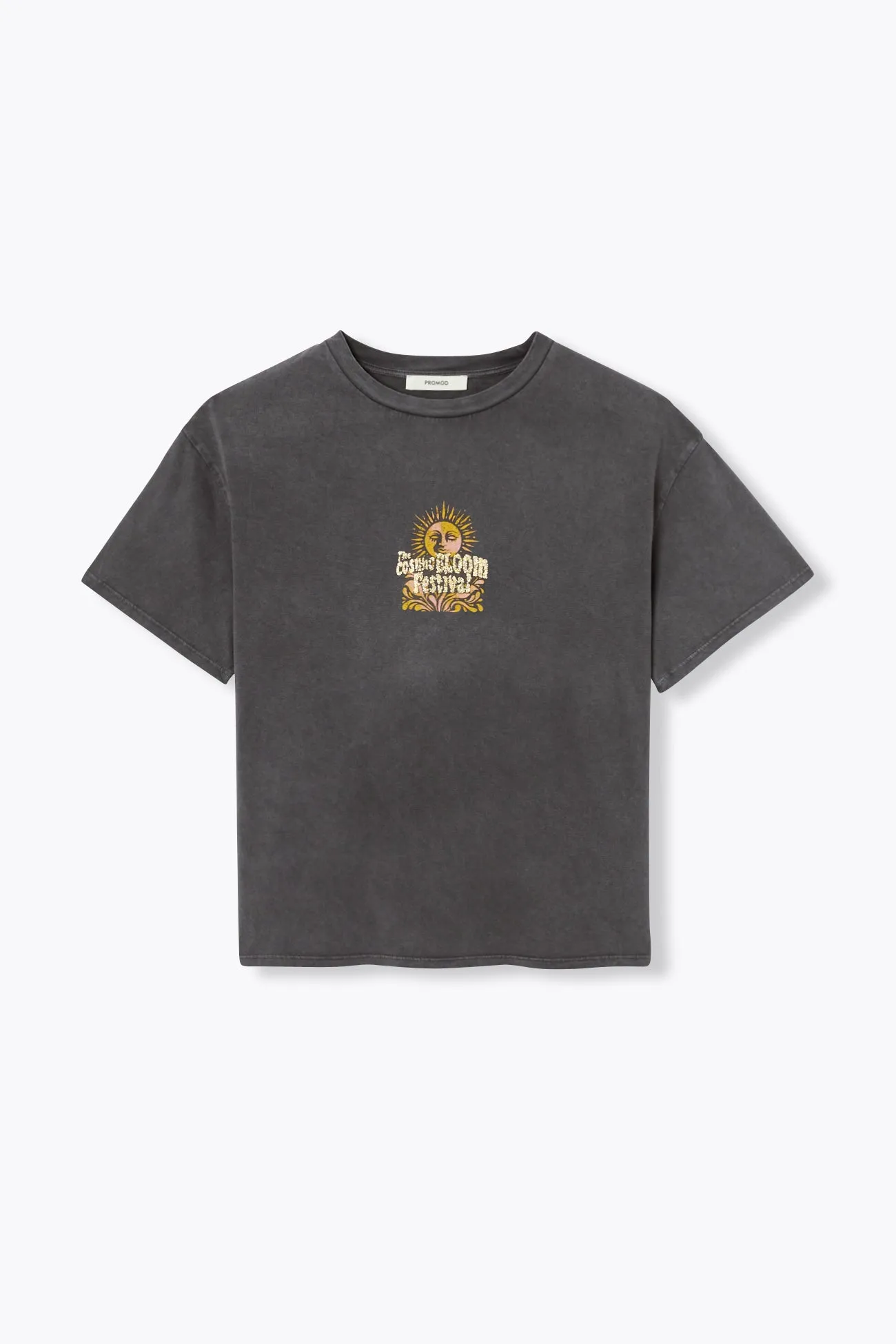 T-shirt message cosmic bloom