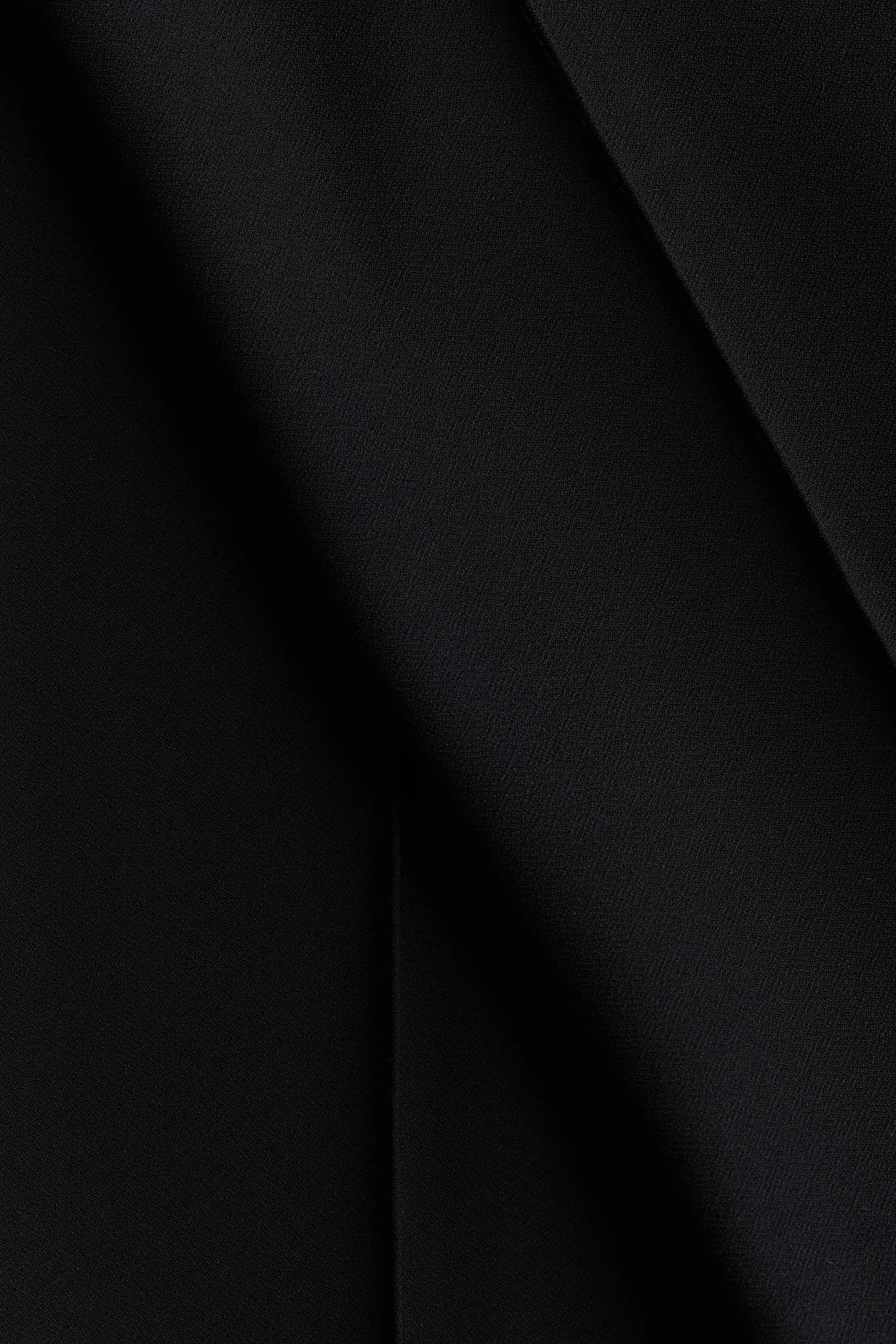 Pantalon en jersey avec plis - Noir