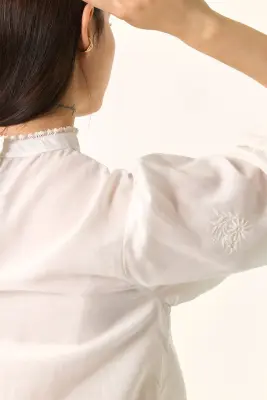 Blouse Ethan Ecru — photo 4
