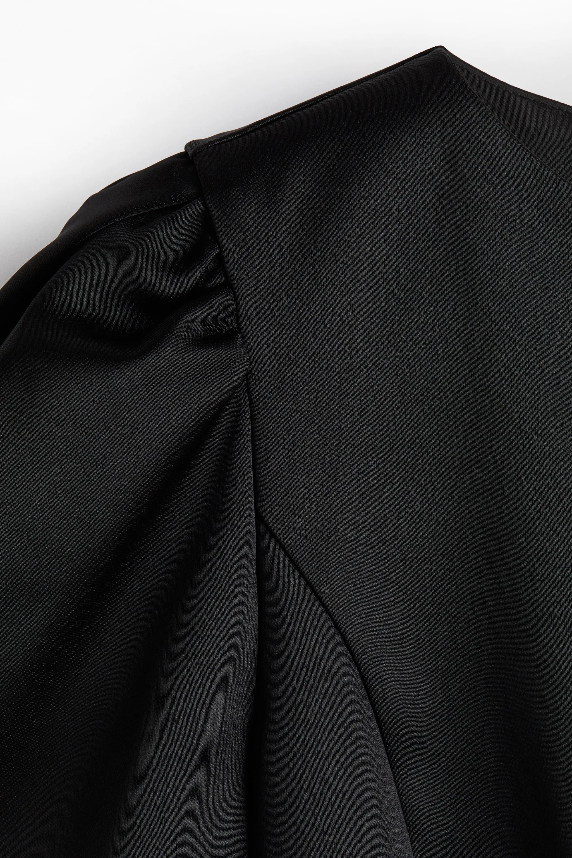 Blouse à manches bouffantes - Noir