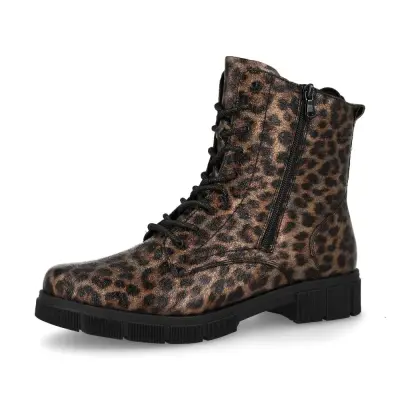 Bottines Remonte D2S72-90 Léopard - Lacets Zip Grande Pointure Femme — photo 1