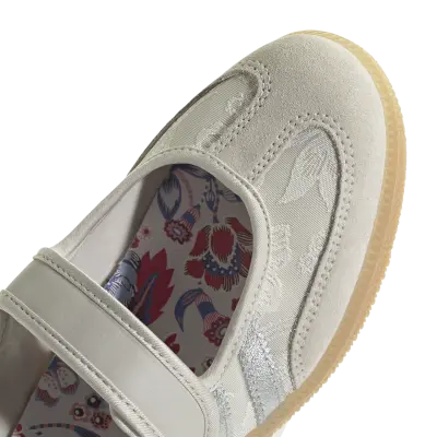 Adidas Samba Jane Liberty London Chalk Pearl Silver — photo 4
