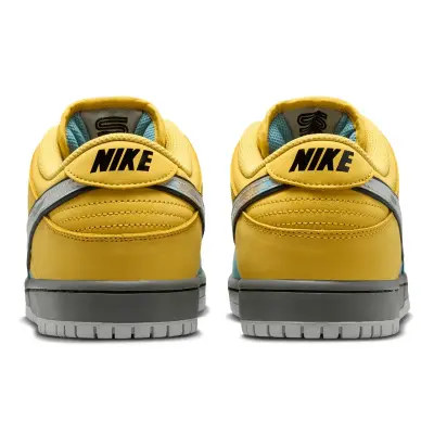 Chaussure Nike sb dunk low pro muni fast pass – Lightening / Wolf Grey / Denim — photo 4