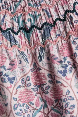 Robe en mousseline à motif - Rose ancien/motif — photo 3