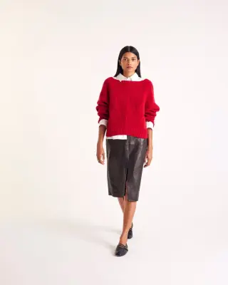 Pull Edgar rouge — photo 3