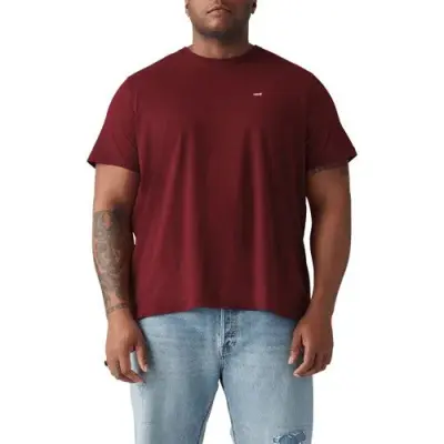 LEVIS BIG TEE SHIRT Bordeaux — photo 1