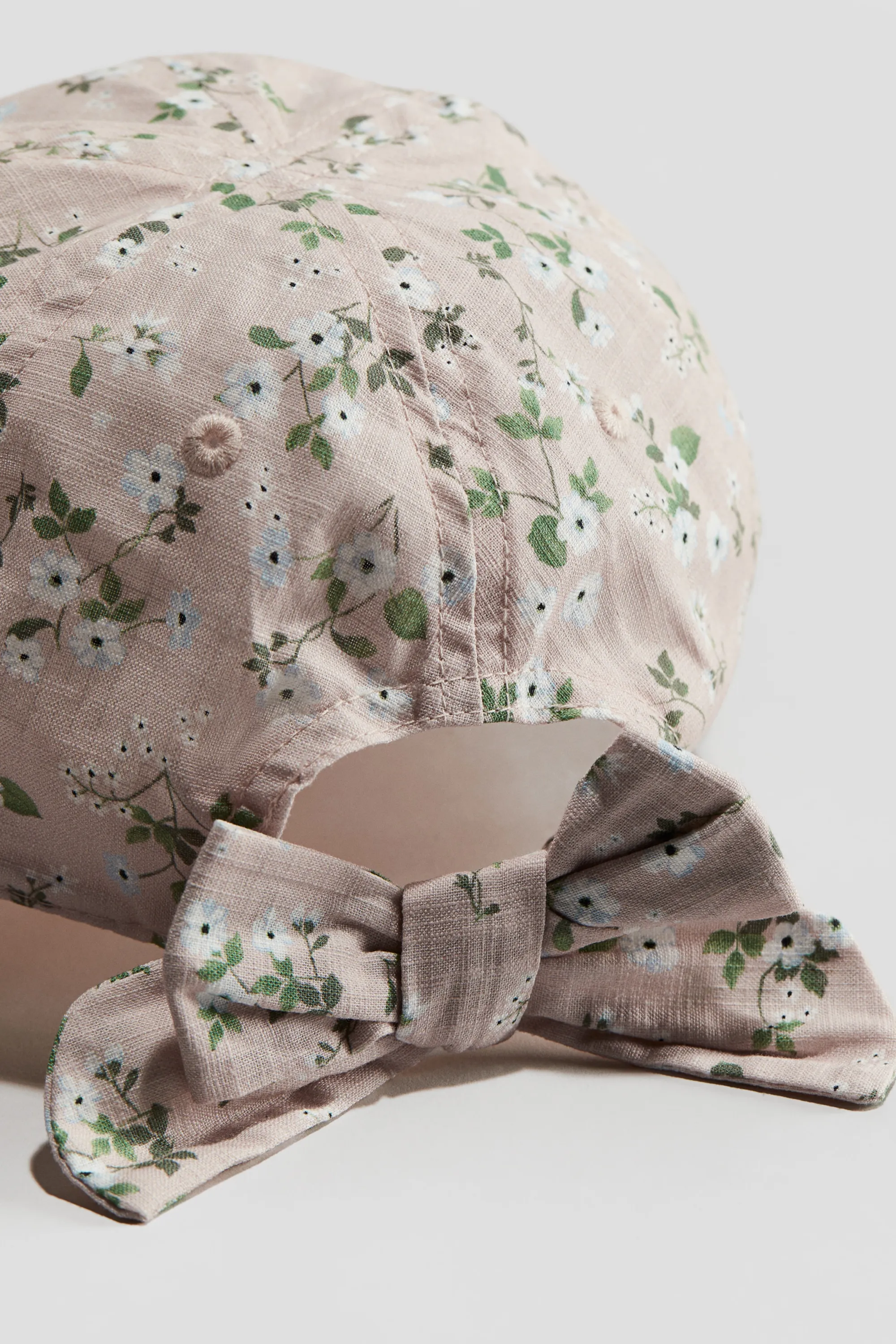 Casquette - Rose poudré/fleuri