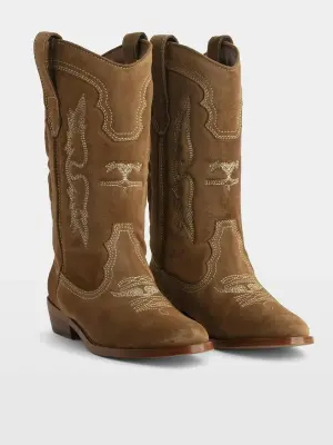 Bottes Tex Western Suède — photo 3