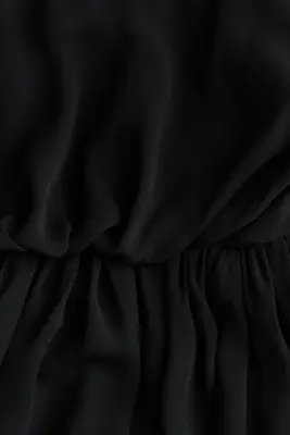 Robe avec nœuds - Noir — photo 4