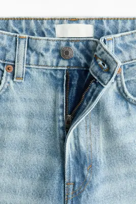 Straight High Jeans - Bleu denim clair — photo 4