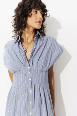 Robe-chemise midi — photo 5