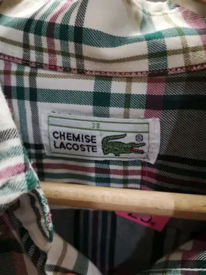 Chemise à carreaux Lacoste — photo 2