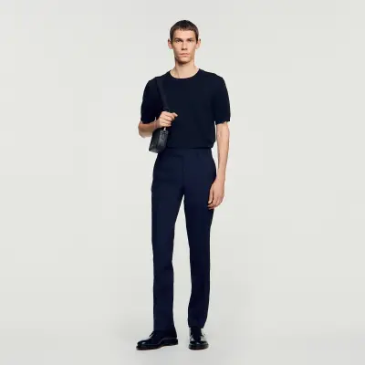 Pantalon de costume en laine