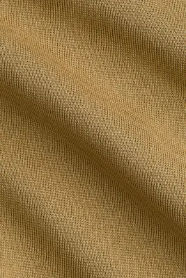 Robe midi à effet drapé - Jaune moutarde — photo 3
