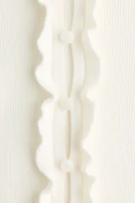 Gilet volanté - Blanc — photo 4