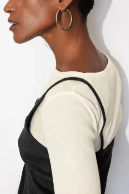 T-shirt effet superposé Femme — photo 5