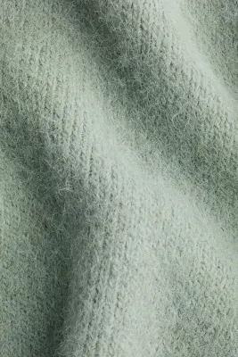 Pull en maille jacquard - Vert clair — photo 3
