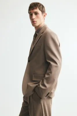 Veste légère Relaxed Fit - Taupe — photo 4