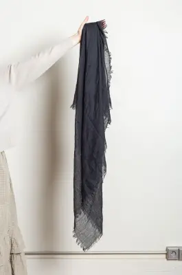 Pin 1876 – PLAIN SHAWL 5928/508 – 0002 Black — photo 2