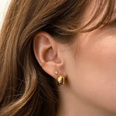 Boucles d’oreilles Volume — photo 3