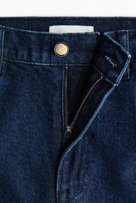 Straight High Jeans - Bleu denim foncé — photo 3