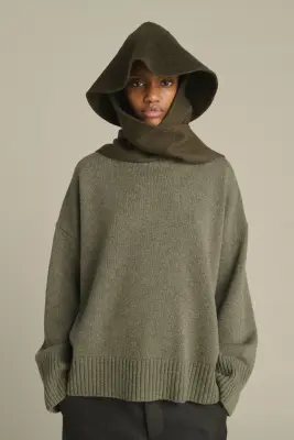 CHAPEAU FARON KAKI CHINÉ — photo 2