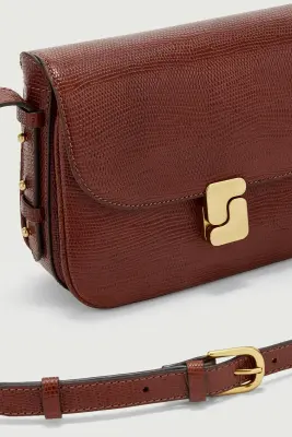 SAC BELLISSIMA MINI COGNAC LÉZARD — photo 5