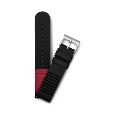 Bracelet Victorinox 21mm caoutchouc noir V.60028 — photo 3
