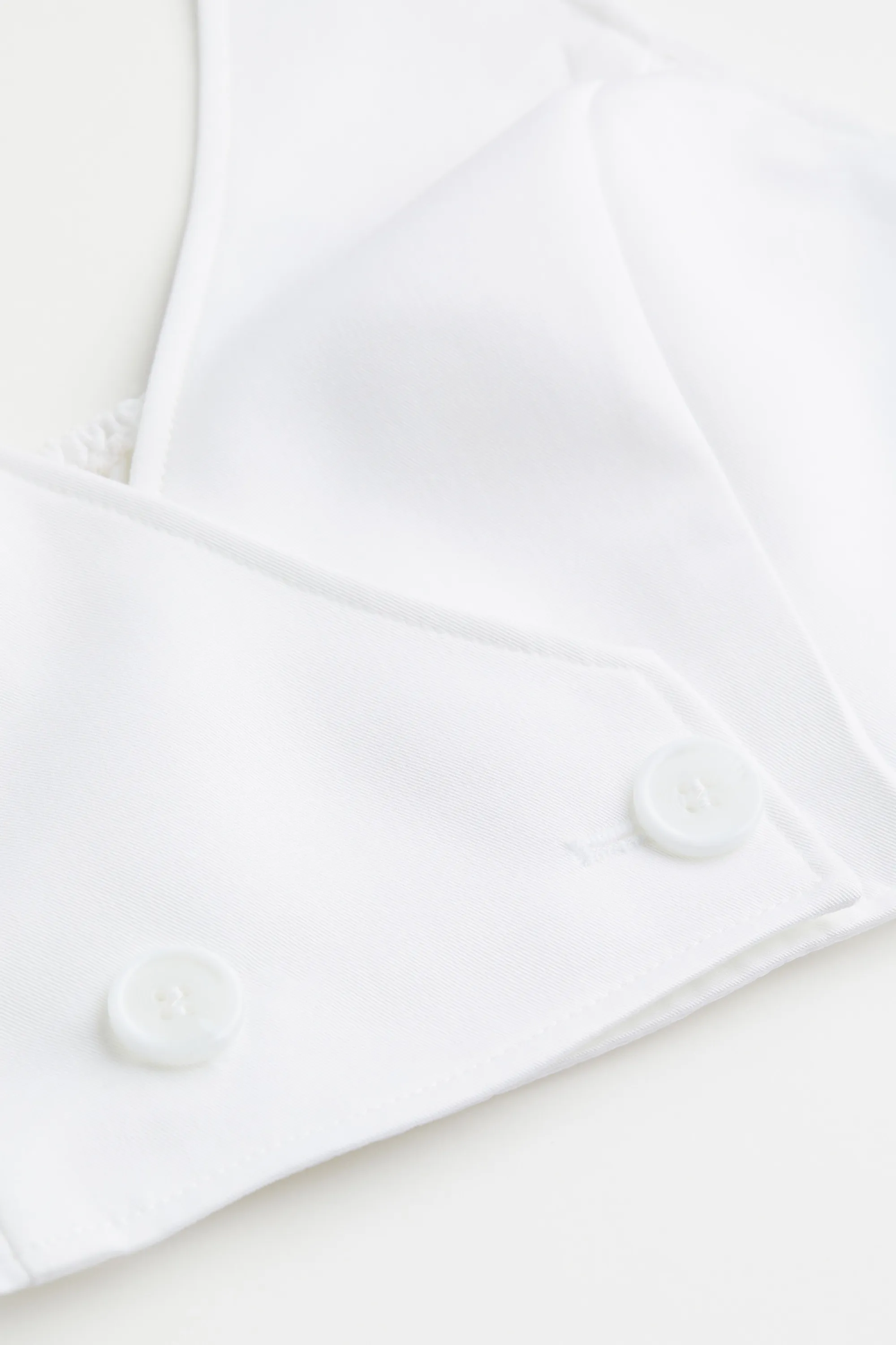 Crop top avec dos nu - White
