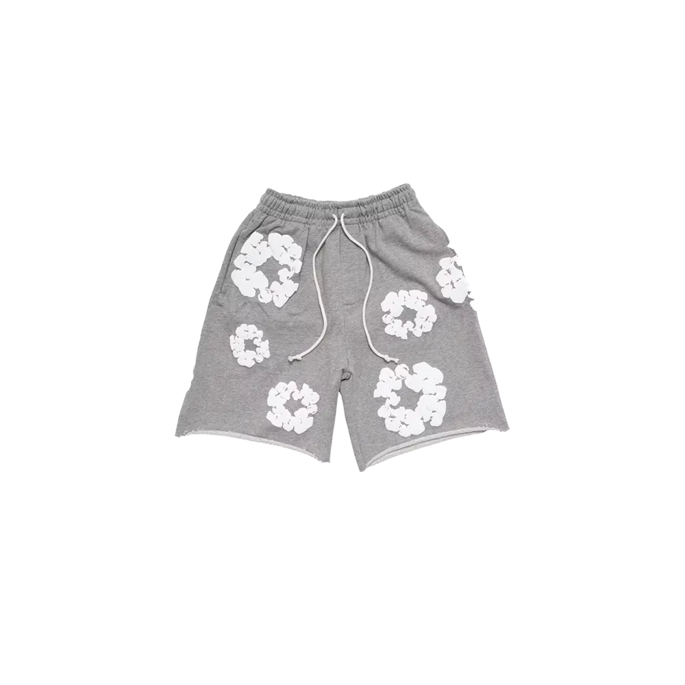 Denim Tears The Cotton Wreath Shorts Grey