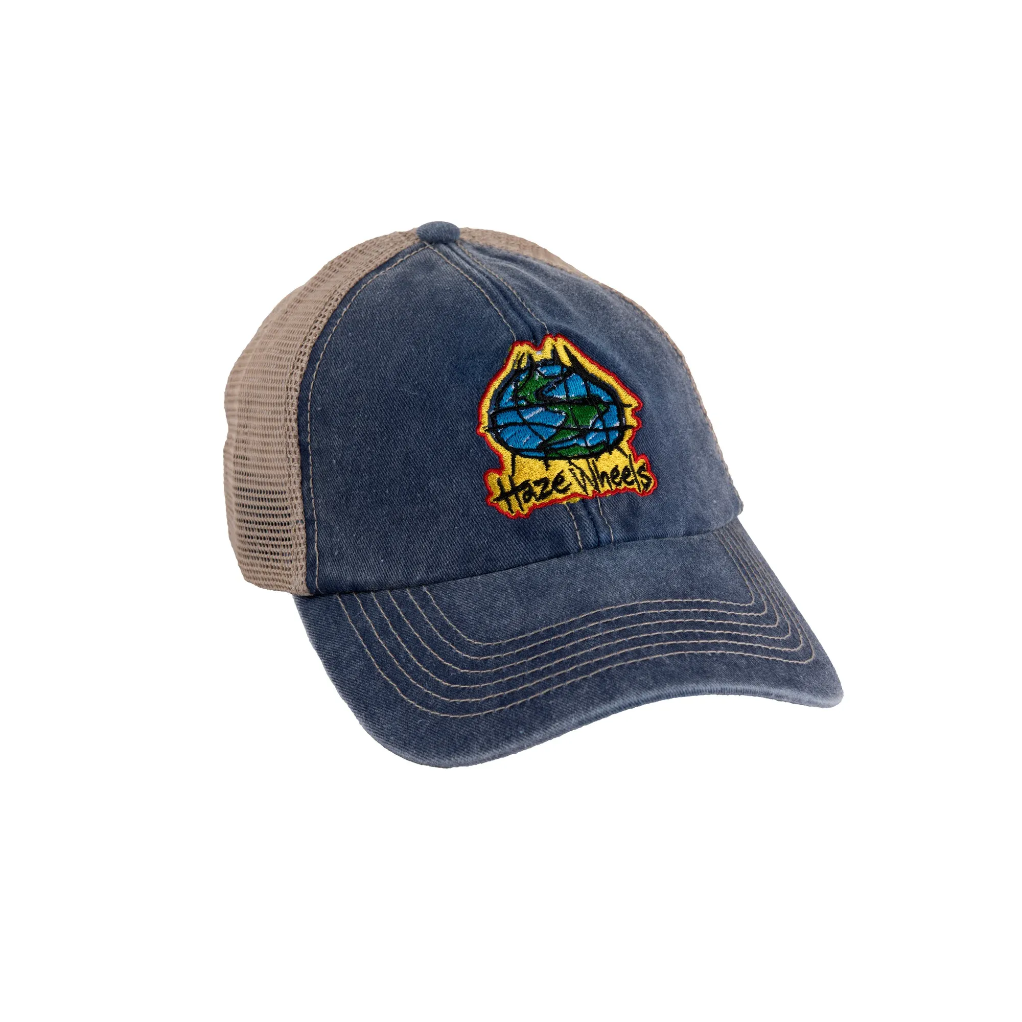 Casquette Haze Wheels Industry – Blue / White