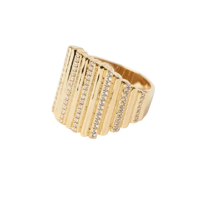 Bague RIBBON dorée - SIGAL