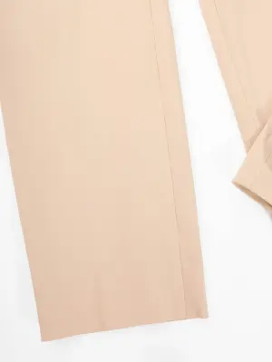Pantalon slim fit taille basse en coton stretch beige crème Prix boutique 580€ Taille 36 — photo 4