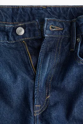 Straight High Jeans - Bleu denim — photo 2