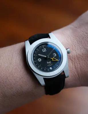 LIMA WATCH GMT TRANSIT BLACK AUTOMATIC — photo 2