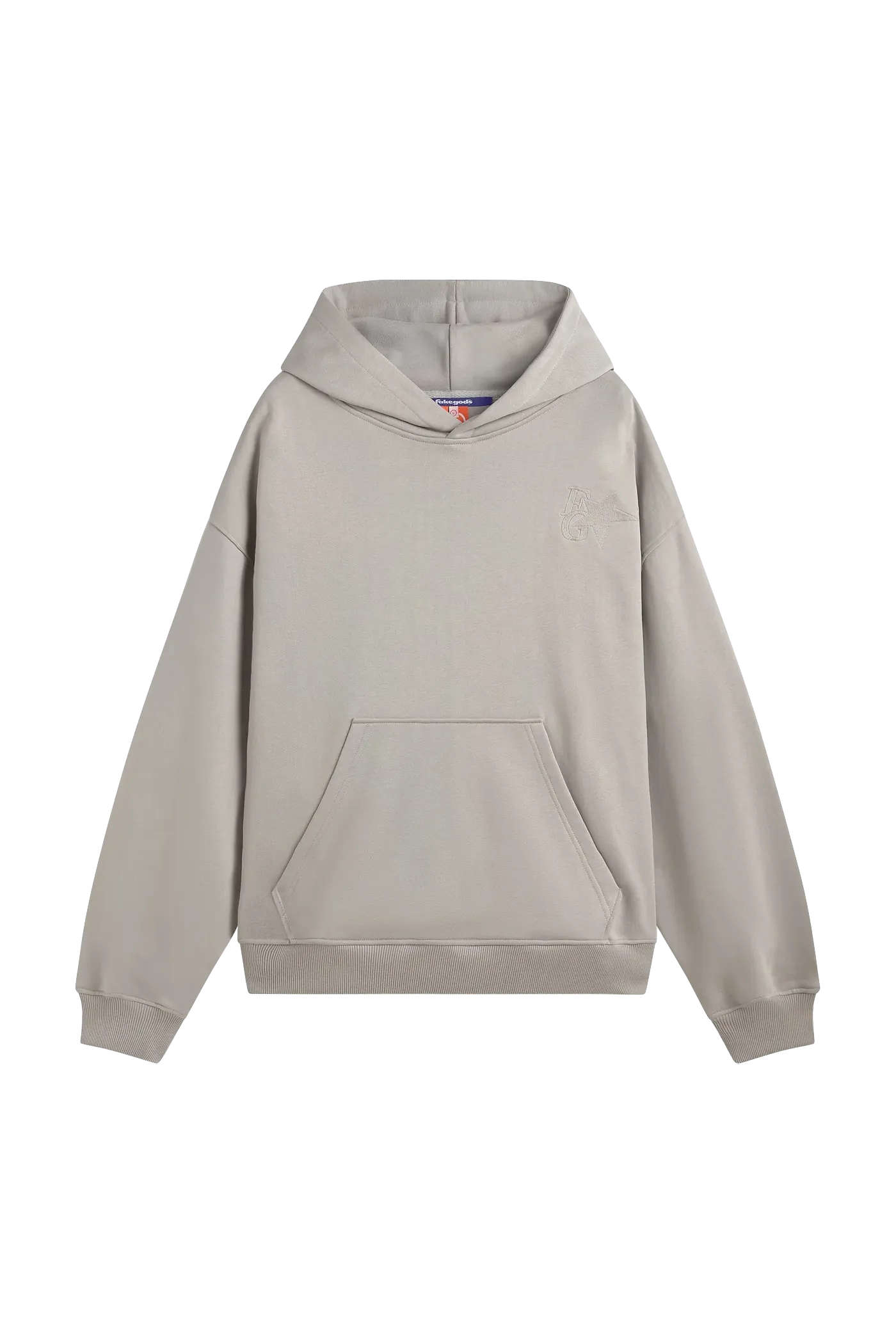 Fakegods Star Hoodie Mid Grey