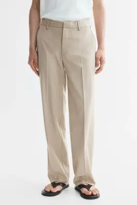 Pantalon chic Regular Fit - Beige clair — photo 1