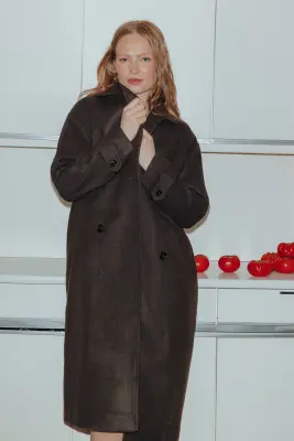 Manteau long croisé Femme — photo 2
