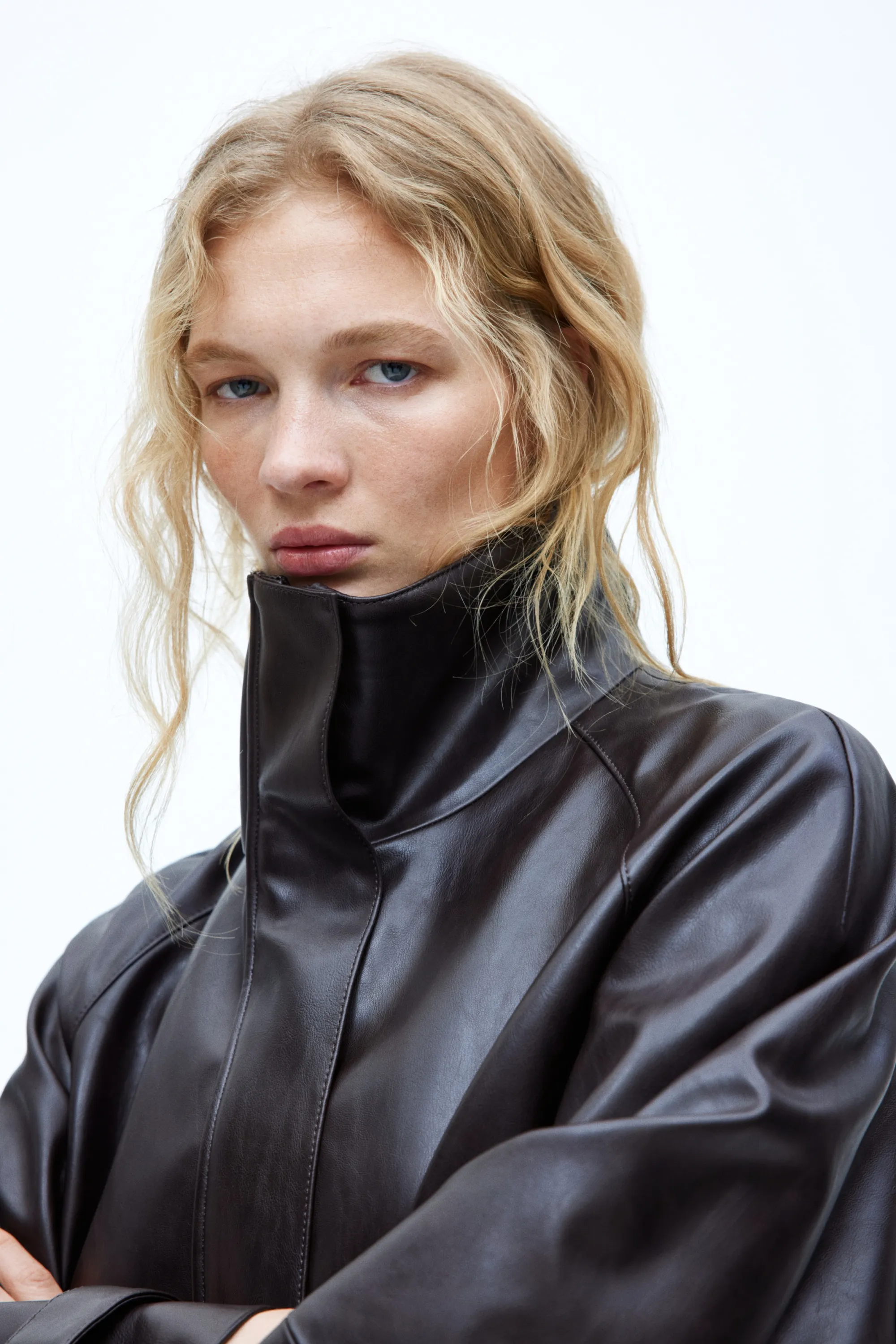 Veste en tissu enduit - Marron foncé