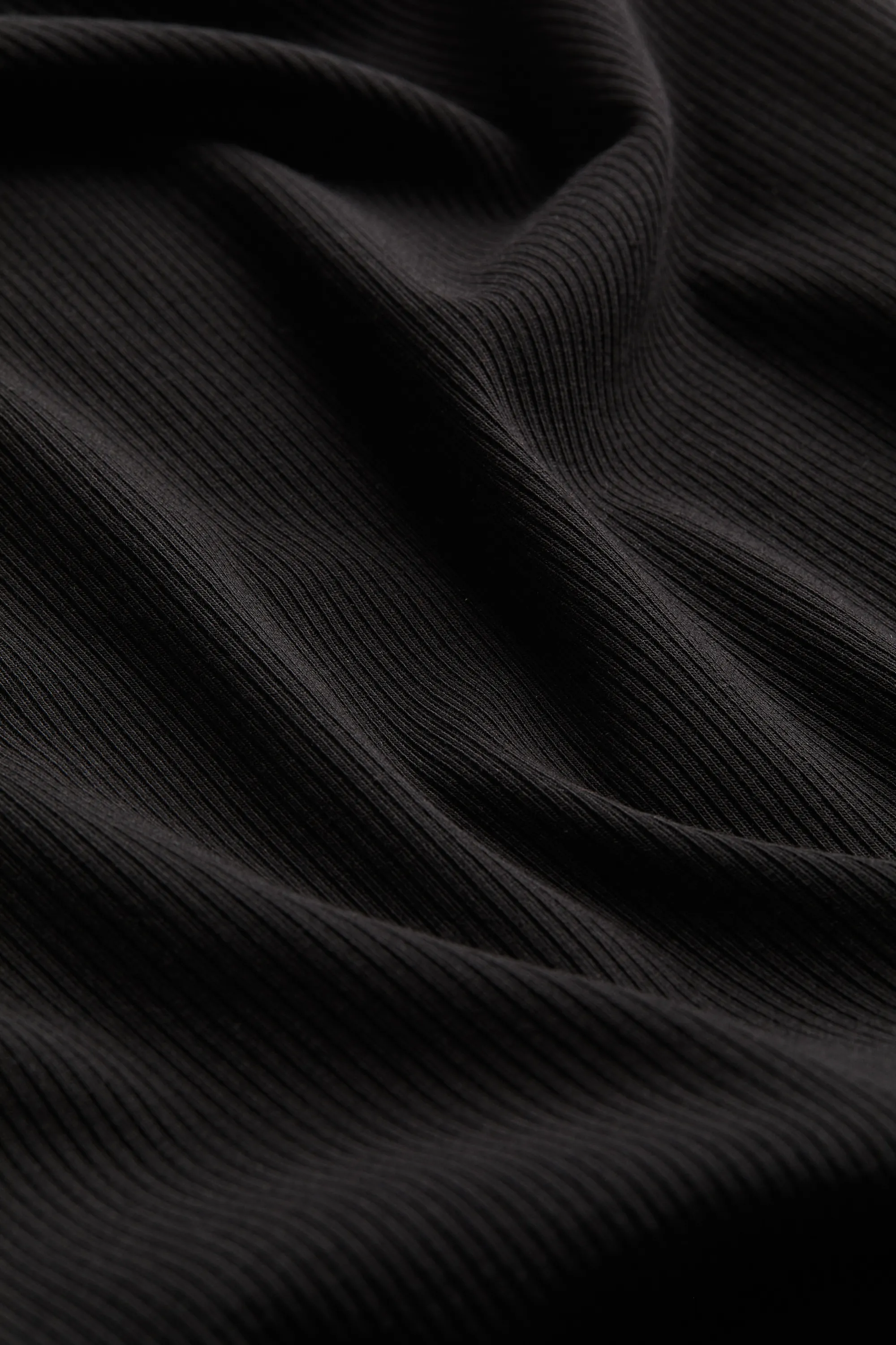 Robe côtelée - Noir