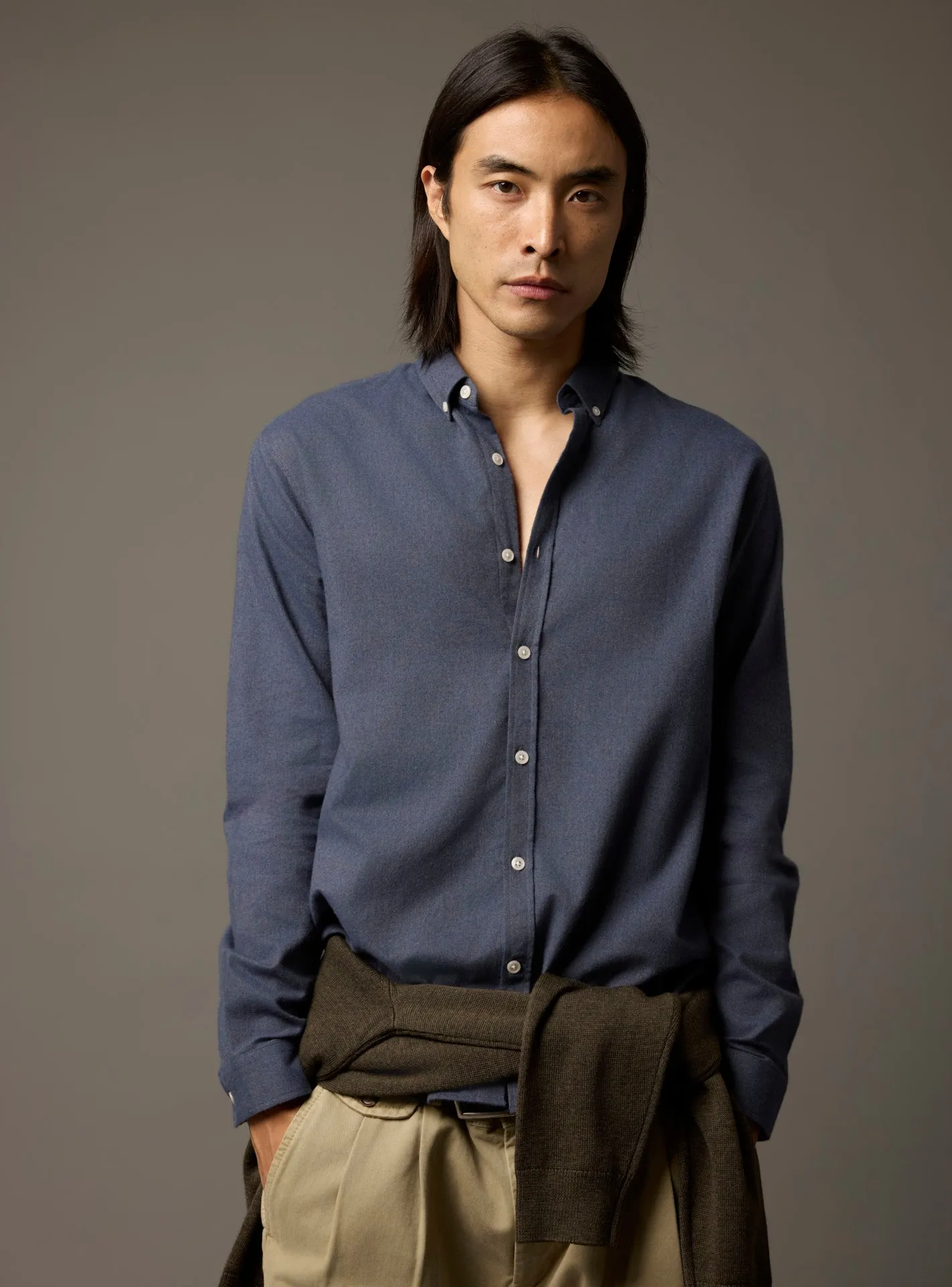 Chemise College Navy