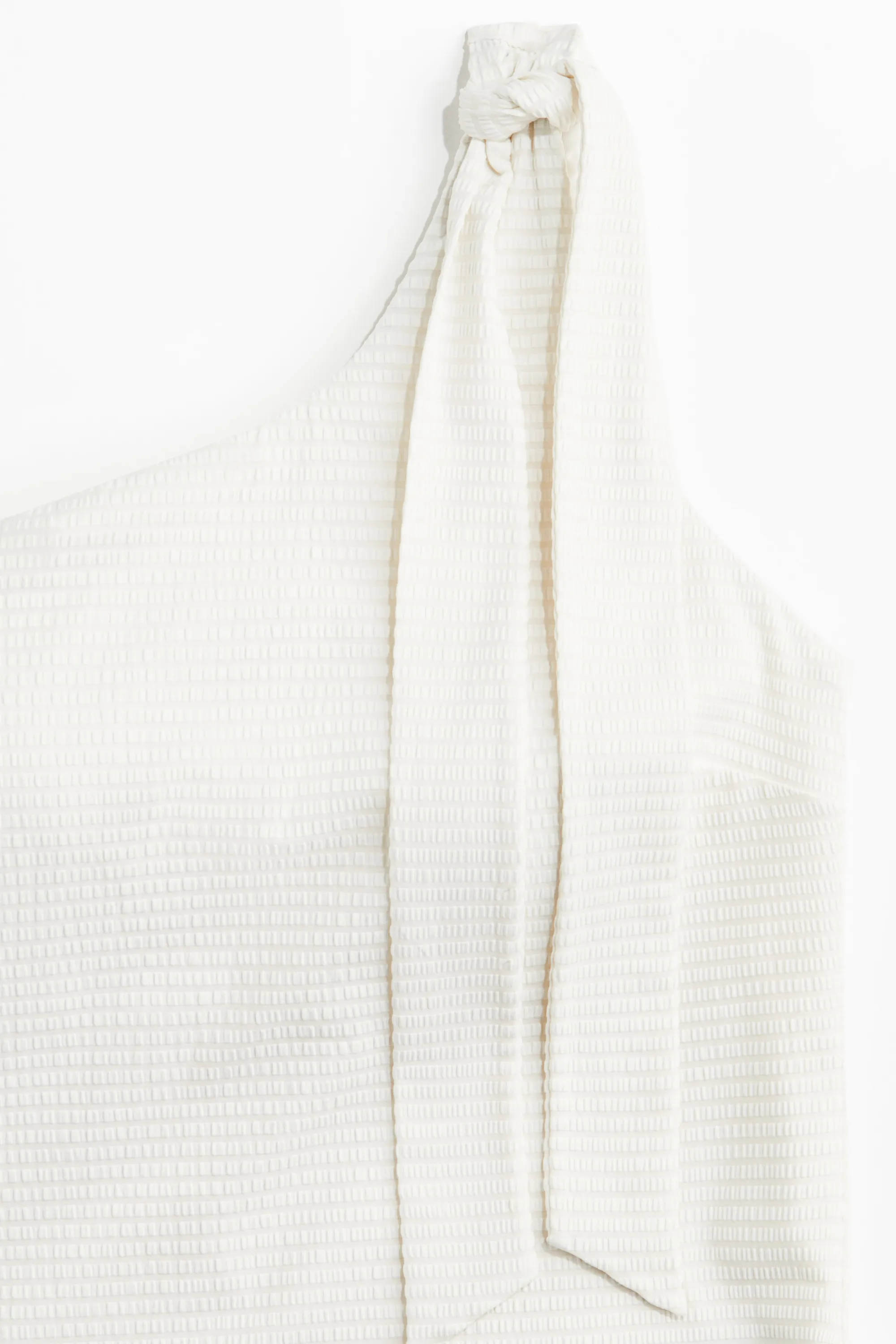Maillot de bain asymétrique paddé - Blanc