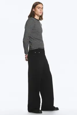 Jean large ample taille standard unisexe Solar - Noir — photo 5